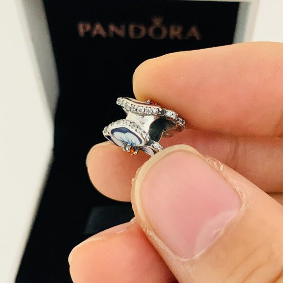 ✨🔥Pandora Blue Pansy Flower Charm - Picture 3 of 10